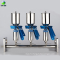 3-Branch Solvent Filtration Equipment with Funnel Valve SS316L